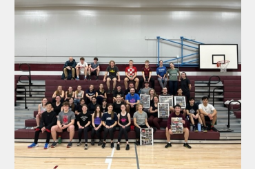Athletic Conditioning REUINION WORKOUT! Thanks to the grads for coming back! What an amazing community! Monty loves you ❤️