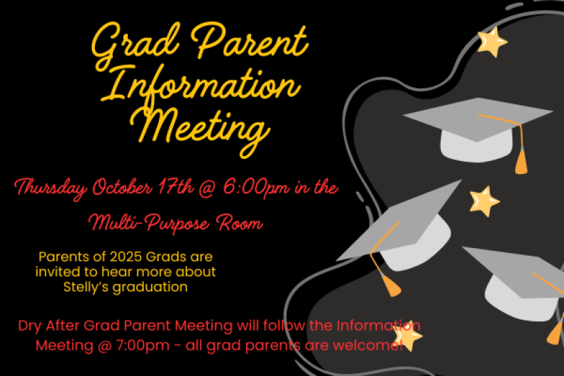 Graduation Information Evening & Parent After Grad Meeting