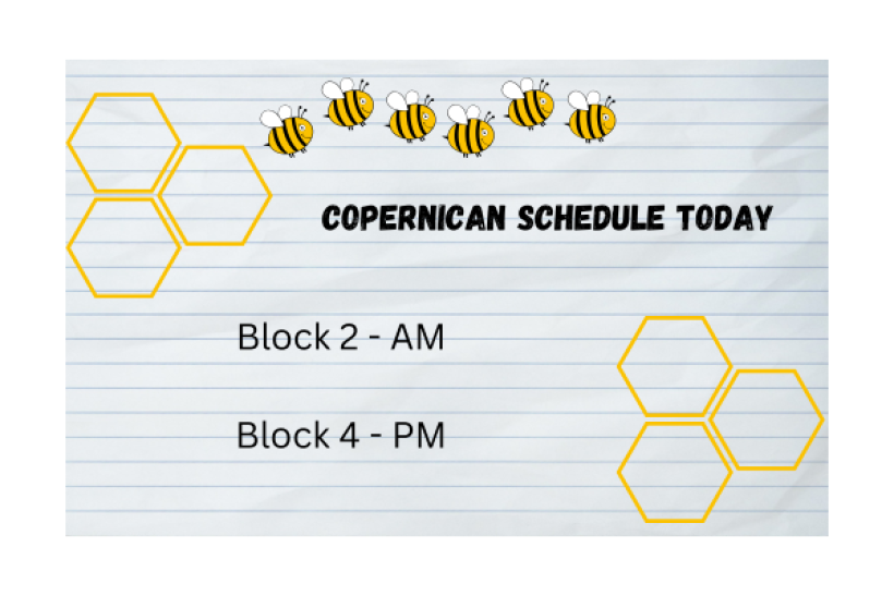 Copernican Schedule (Block 2-AM, Block 4-PM)