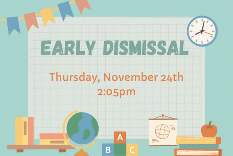 Early Dismissal 2:05pm