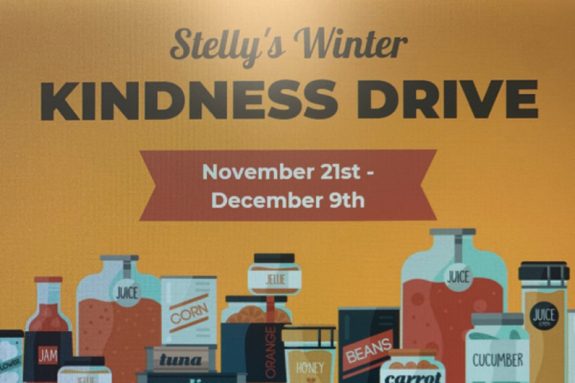 Kindness Drive, Nov. 21 - Dec. 9