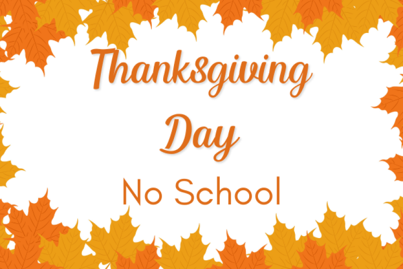 Thanksgiving Day - school not in session